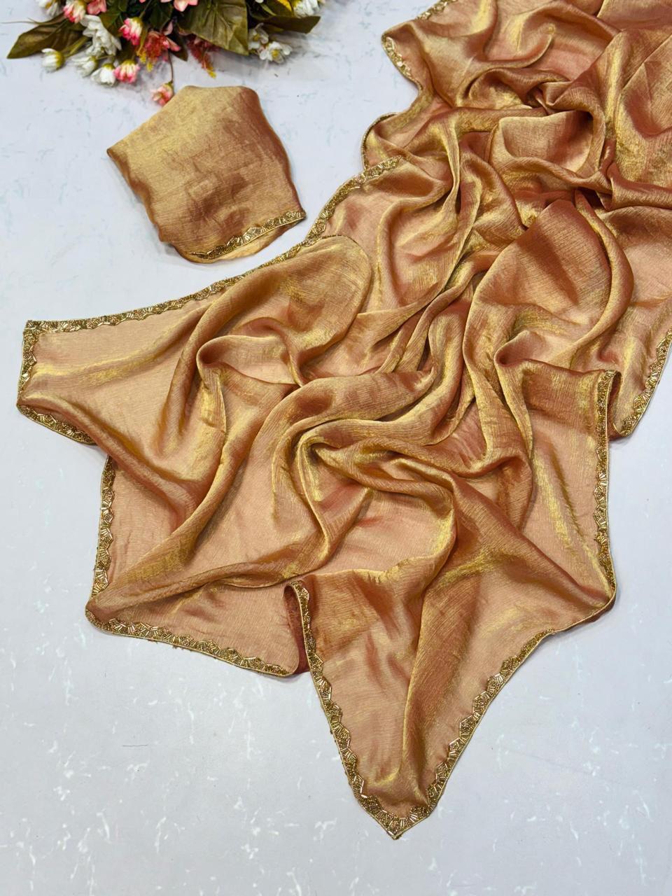 FENDI SATIN SHINING SAREE - LIMITED EDITION